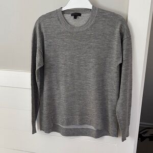 J Crew grey crewneck sweater
